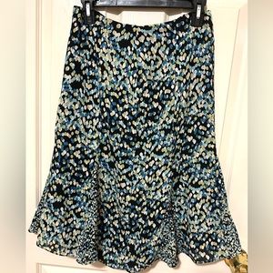 Charter Club Women’s Silk Floral Flounce Skirt in Sz 6P